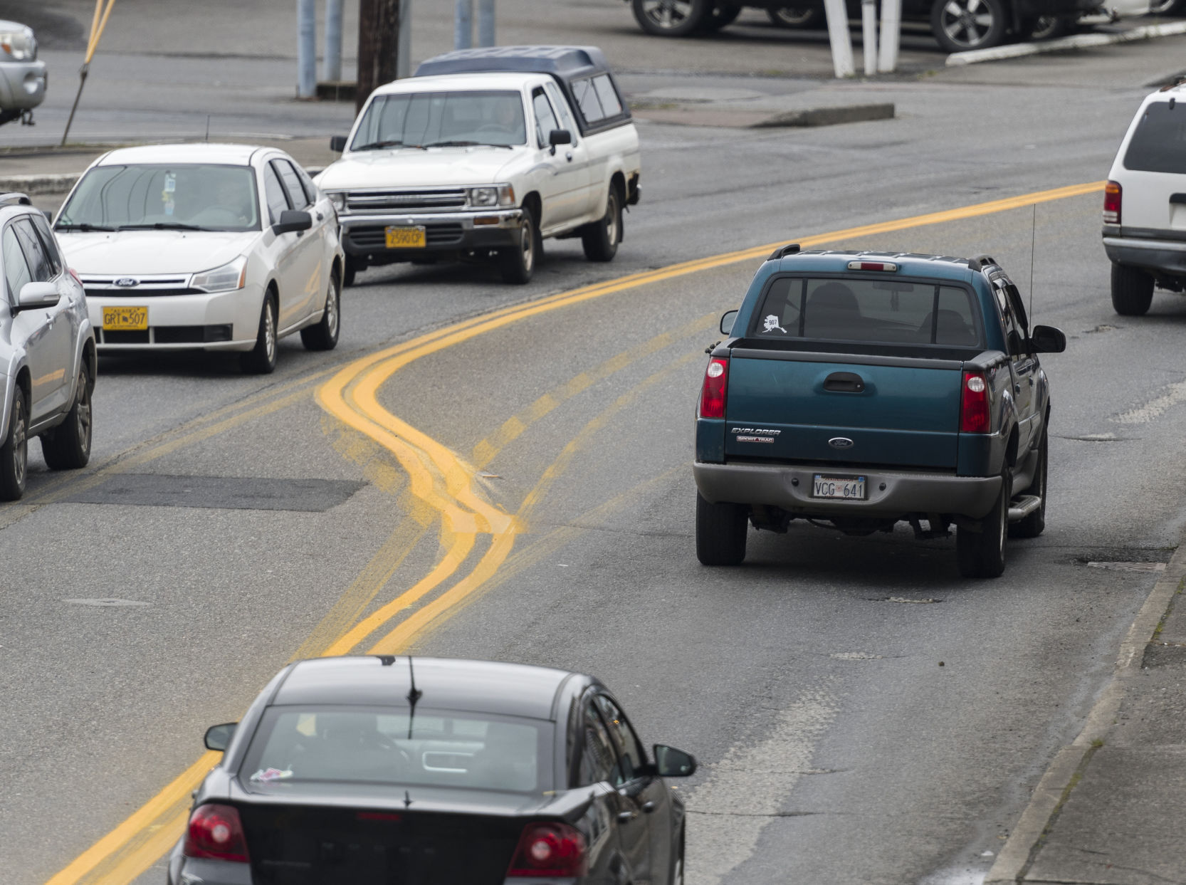 Ketchikan Highway Crooked Stripes